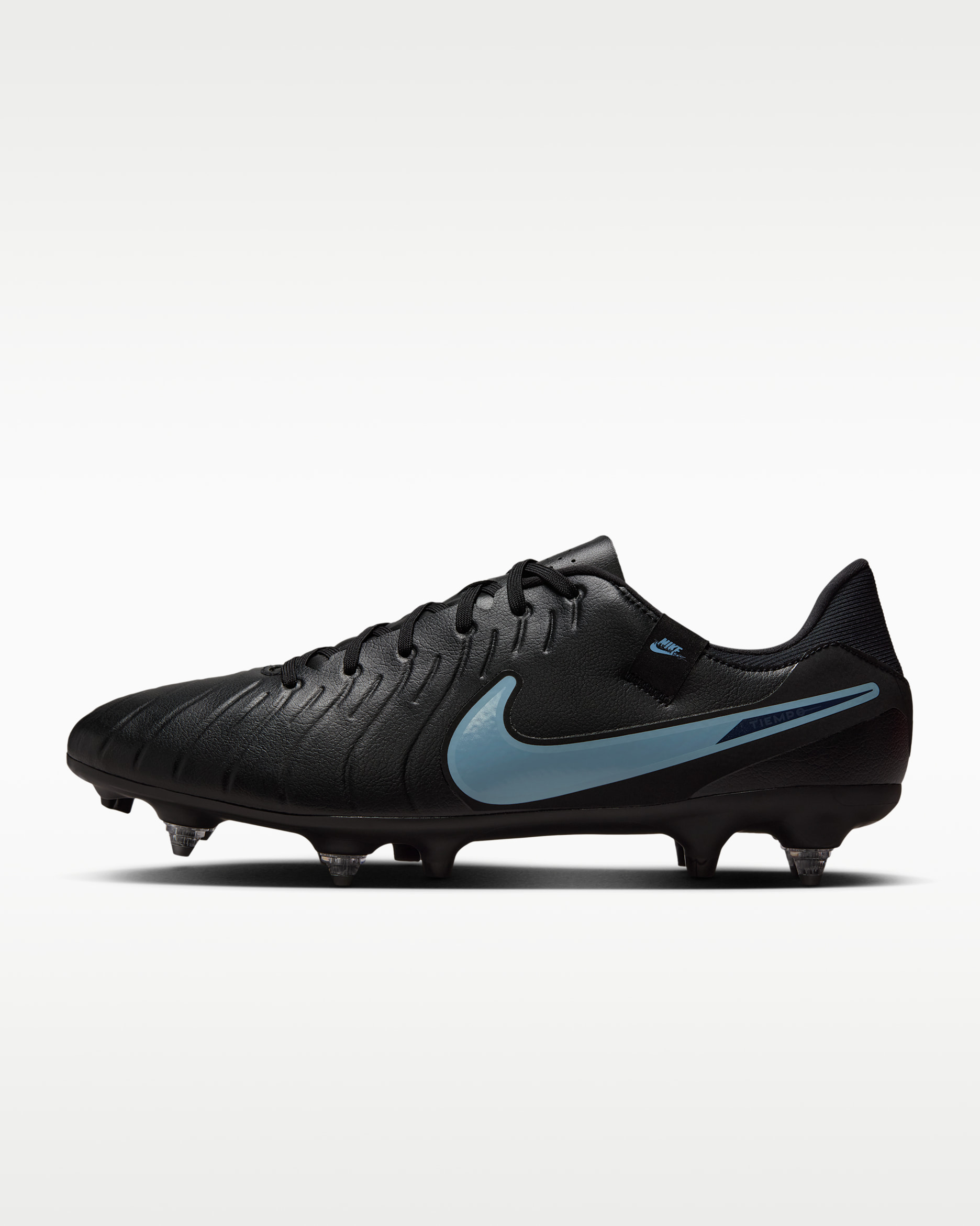Nike Tiempo ブラック サッカーシューズFG Nike Tiempo Legend 10 Academy Soft-Ground Low-Top Football Boot